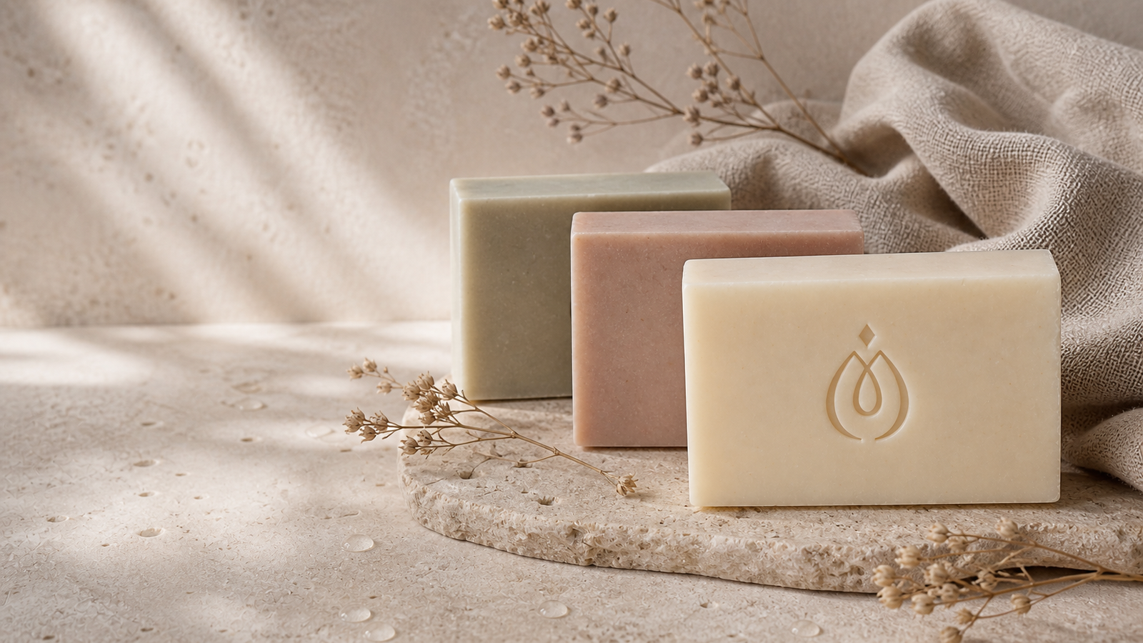 Conceptual composition of KAITLANY artisan soaps